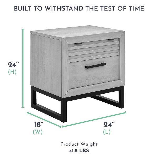 dimension image slide 1 of 2, Evolur Kyoto Night Stand