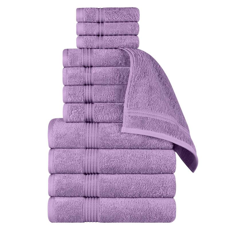 Superior Heritage Egyptian Cotton Absorbent 12-Piece Towel Set