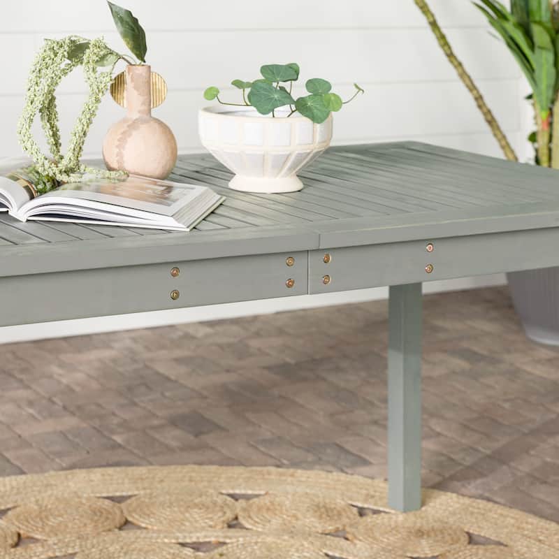 Middlebrook Surfside Solid Acacia Wood Outdoor Dining Table