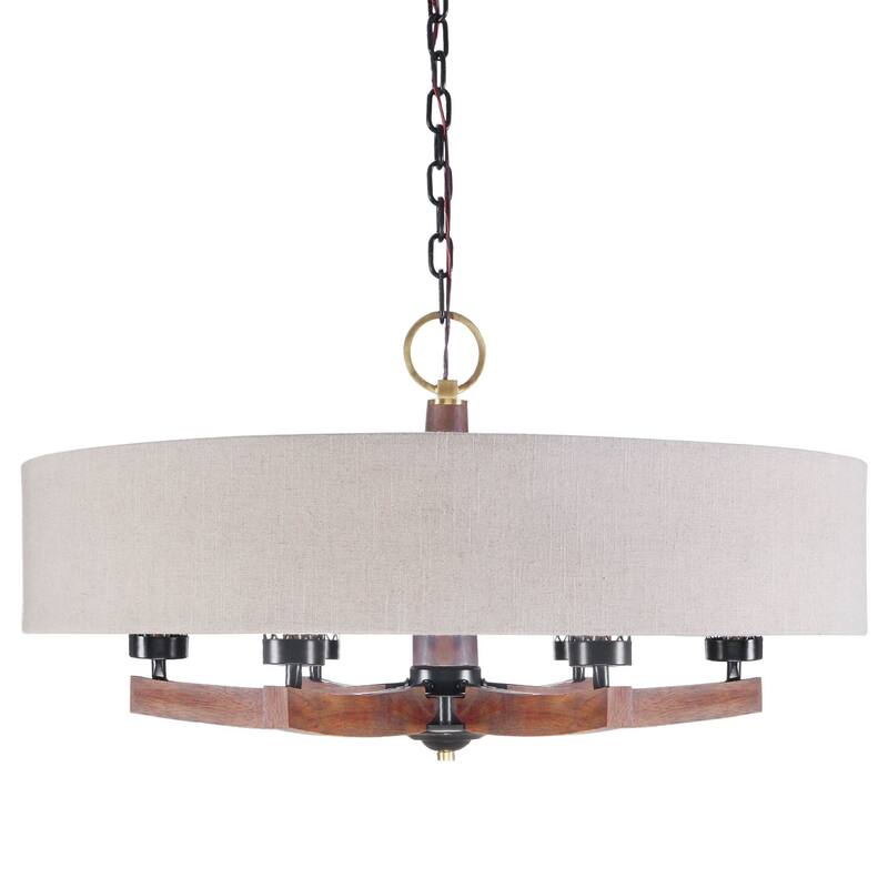 Uttermost 21331 Woodall 6 Light 36" Wide Ring Chandelier