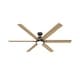 preview thumbnail 13 of 18, Hunter Wi-Fi Gravity Windmill Ceiling Fan w/LED Light Kit and Handheld Remote - Rustic, Transitional - SMART FAN! ENERGY STAR!