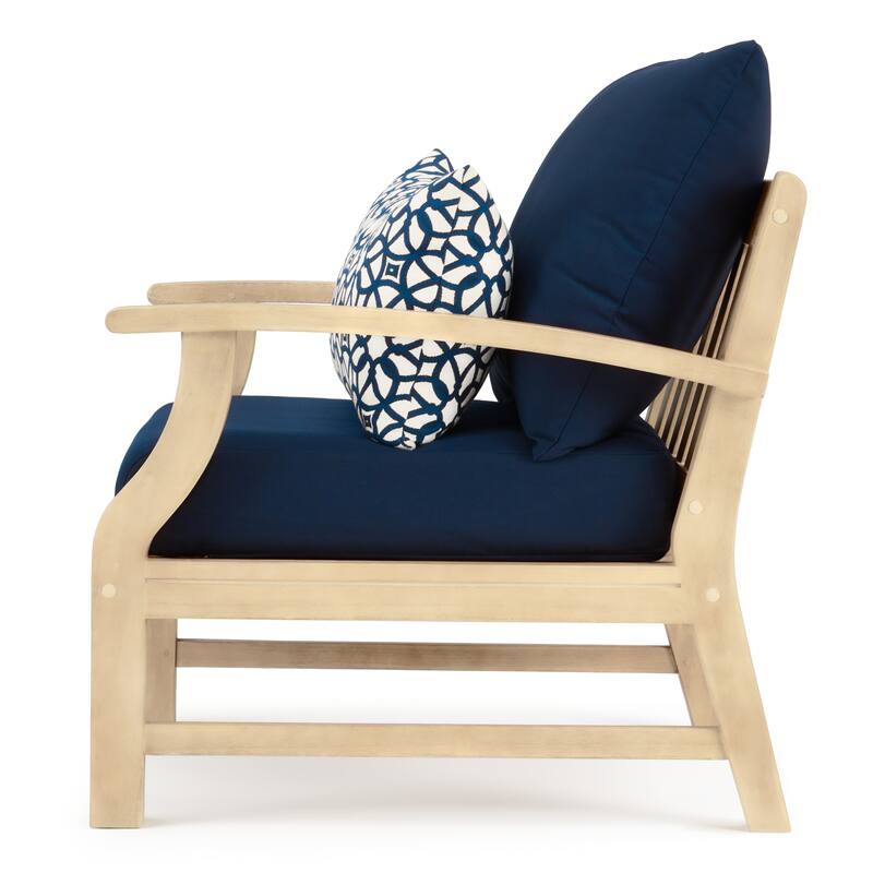 Kooper 2 Piece Sunbrella Outdoor Patio Club Chairs