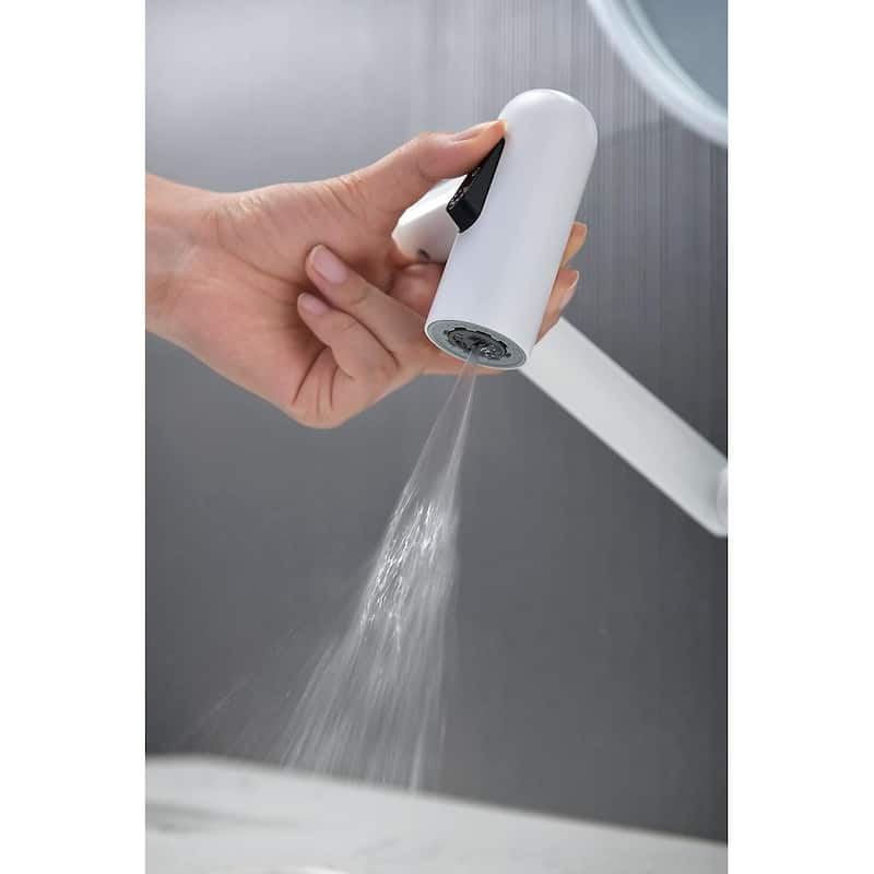 Lefton Rotatable Bathroom Faucet with Temperature Display in Fahrenheit (Batteries-Free), BF2204