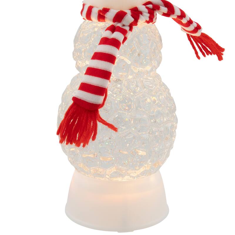 LED Lighted and Musical Snowman Christmas Snow Globe - 12"