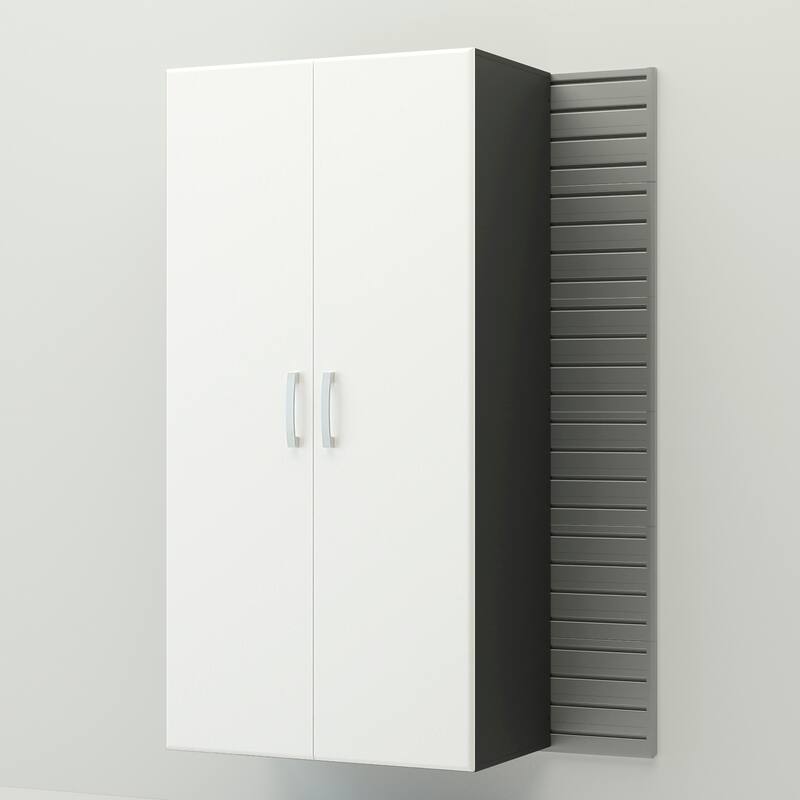 Flow Wall 8 Piece PVC Indoor Cabinet Deluxe Workstation