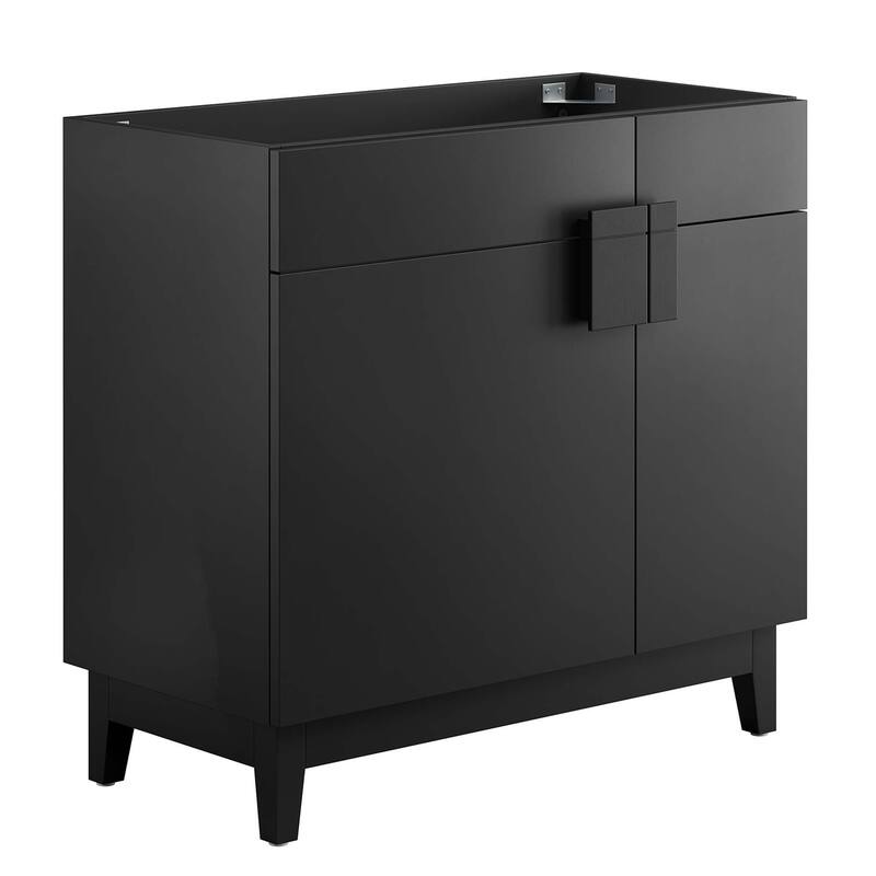 Miles 36" Bathroom Vanity Cabinet (Sink Basin Not Included) - 36 - Black
