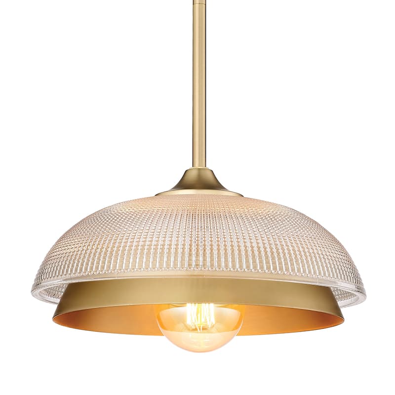 Golden Lighting 0309-M1L RPG Crawford 12" Wide Pendant