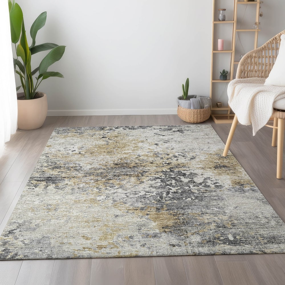 Premium Washable Super Soft Abstract Ombre Mayfield Rug