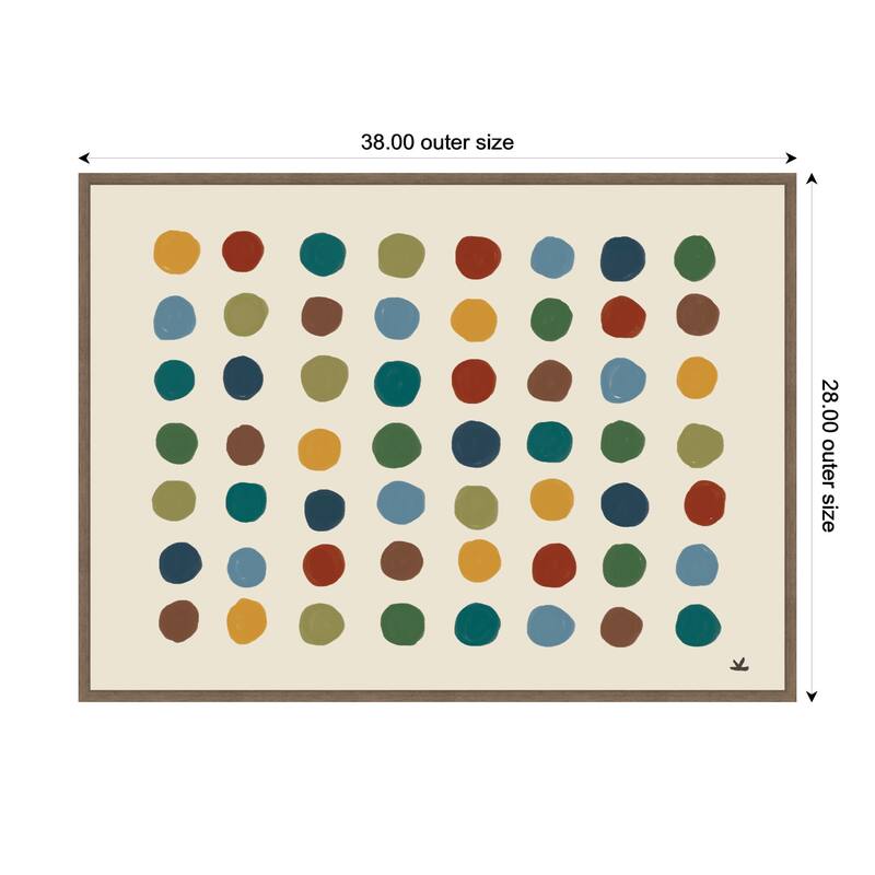 Kate and Laurel Meditation No. 3b by Kelly Knaga Framed Canvas Wall Art Print