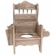 preview thumbnail 7 of 12, Children's Oak Potty Chair With Lid - Sandstone Stain