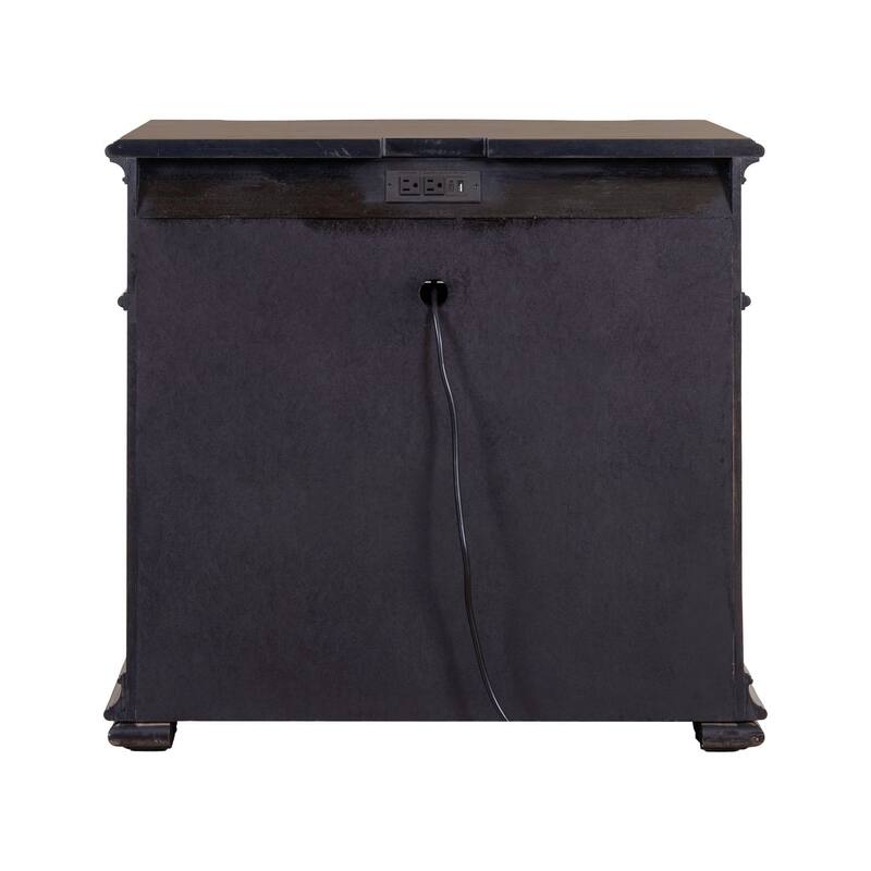 Liberty Furniture Provence Park Bedside Chest with Charging Station