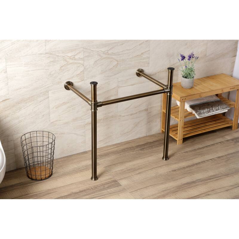 Kingston Brass Fauceture Stainless Steel Console Sink Legs