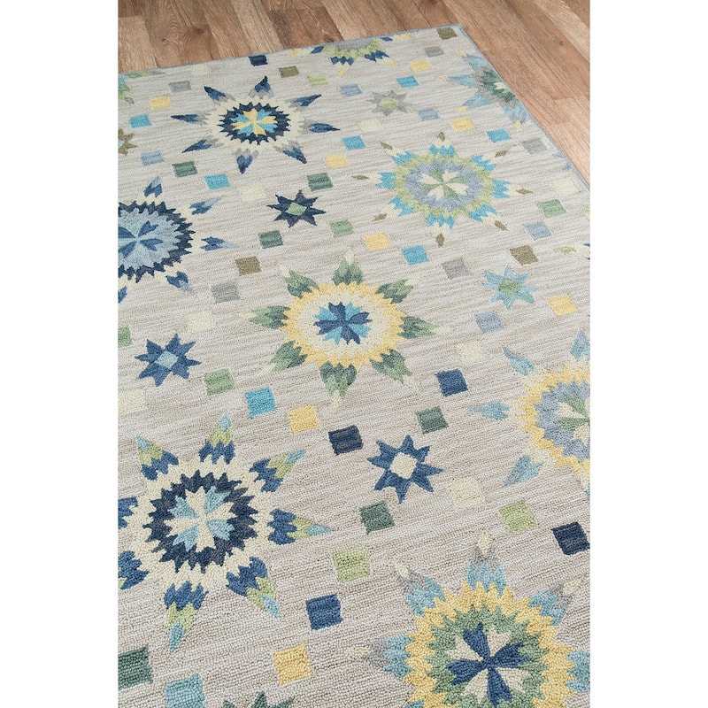 Momeni Summit Hand Hooked Polyester Geometric Area Rug