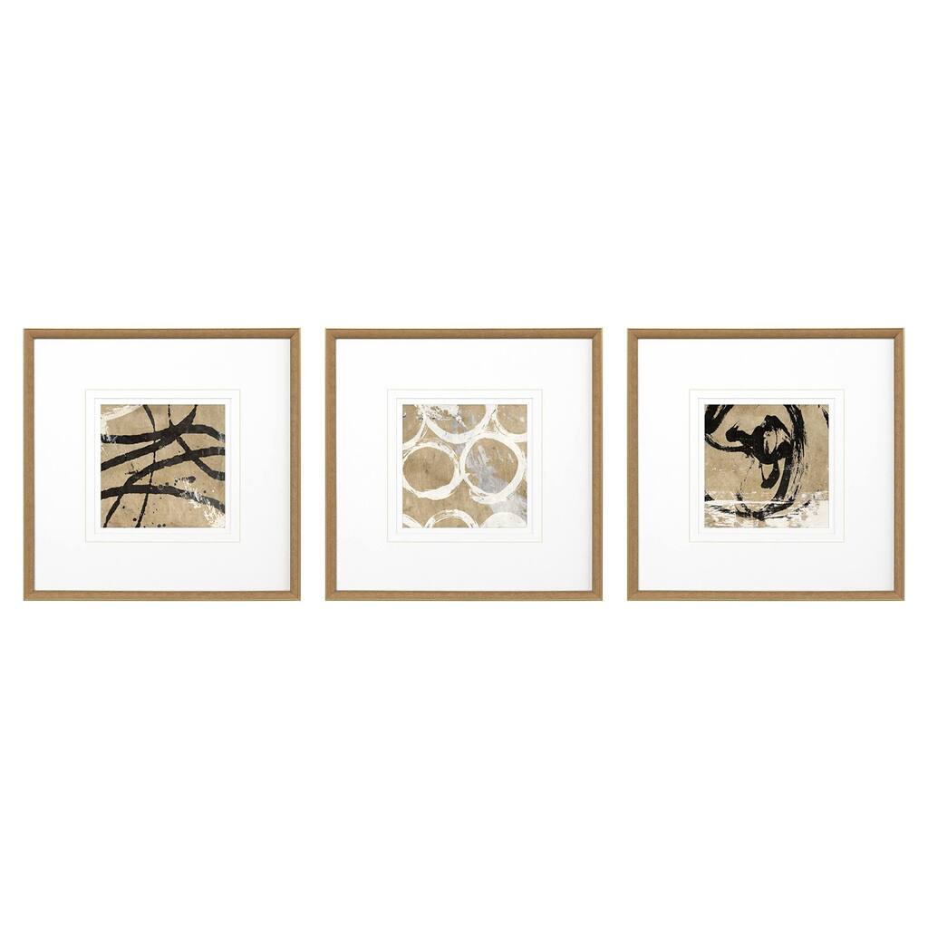 Grammercy I S/3 Framed Art Giclee Under Glass