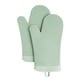 preview thumbnail 34 of 108, KitchenAid Ribbed Soft Silicone Oven Mitt 2-Pack Set, 7.5"x13" Pistachio Green