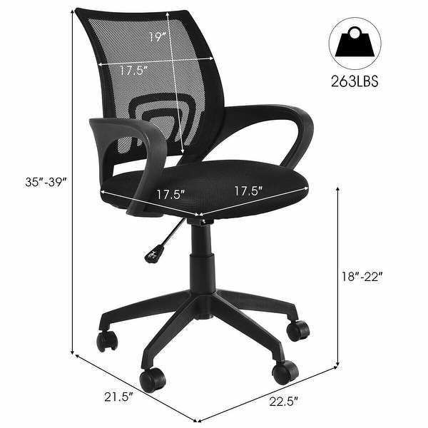 Mesh Chair Ergonomic Executive Swivel Office Chair Computer Desk Black 3 Styles