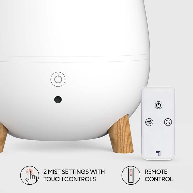 Mist 6 Ultrasonic Humidifier with Auto Shutoff and Remote