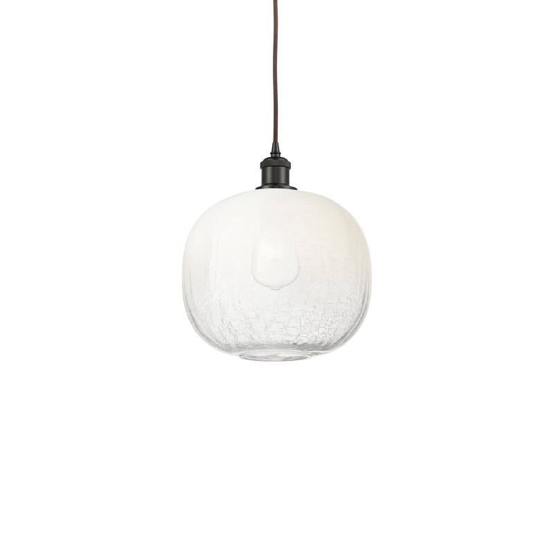 Innovations Lighting 516-1P-12-11 Brookhaven Sphere Pendant Brookhaven - Oil Rubbed Bronze / Opal