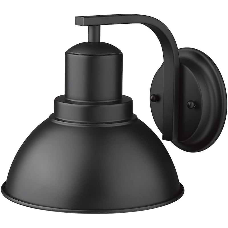 1-light Industrial Wall Sconce Indoor Wall Mount Lamp Light, Black Finish