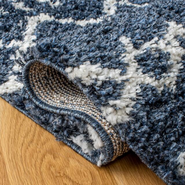 SAFAVIEH Arizona Shag Lotta Moroccan 1.2-inch Thick Rug