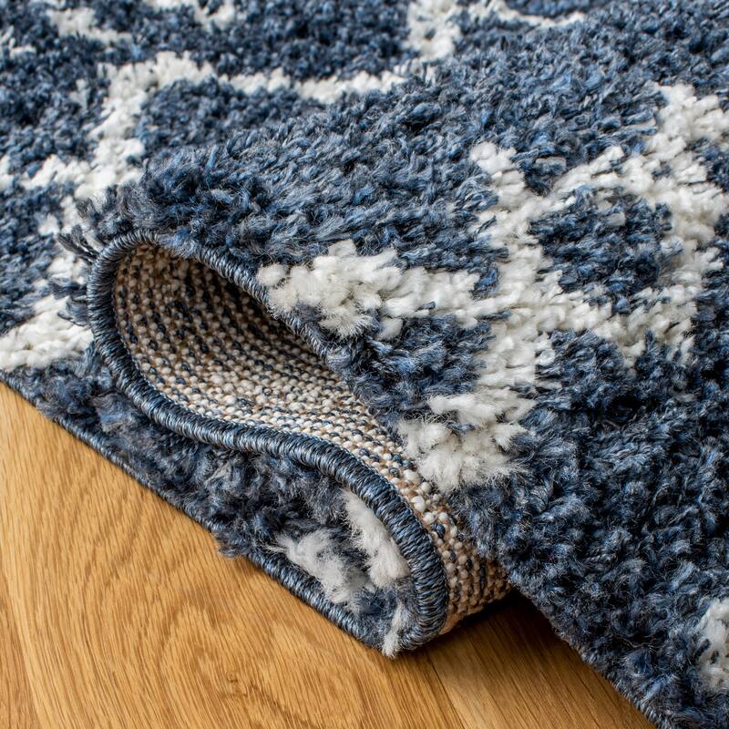 SAFAVIEH Arizona Shag Lotta Moroccan 1.2-inch Thick Rug