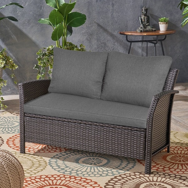 Aoodor Loveseat Cushions Set Deep Seating Bench Chair
