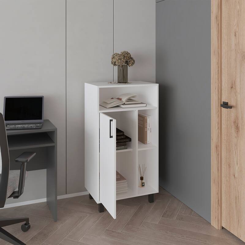 Compact Organizer with One Door and Top Display Space