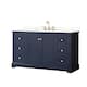 Option Dark Blue / Giotto Quartz Top / Brushed Gold