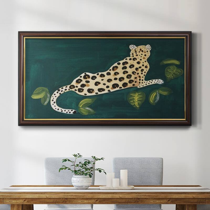 Lethargic Leopard I Premium Framed Canvas- Ready to Hang