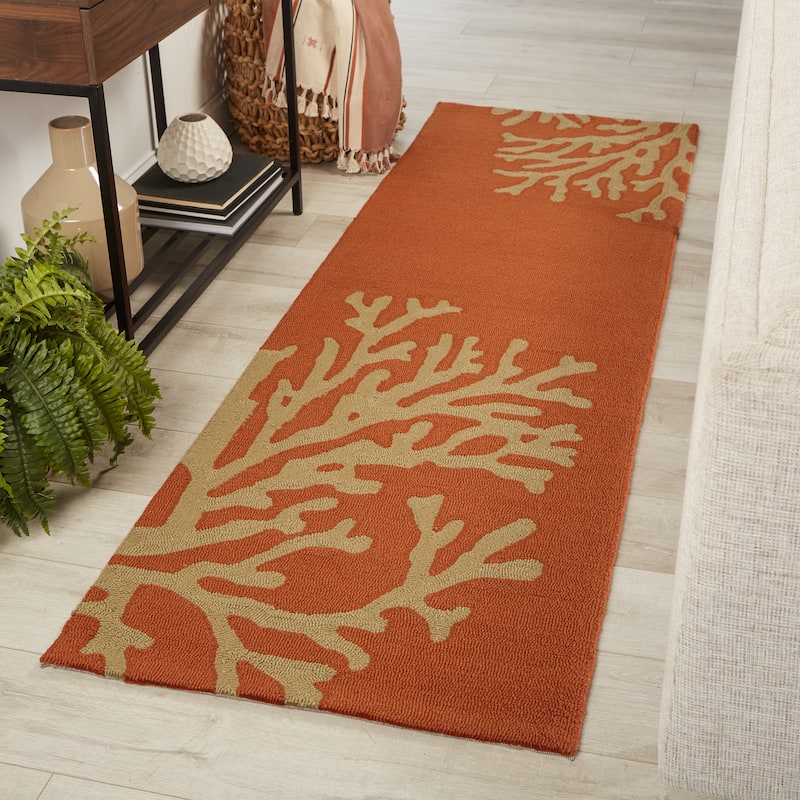 Saint Michaels Indoor/ Outdoor Floral Area Rug by Havenside Home