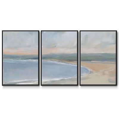 Coastal Study II - Multi Piece Framed Canvas