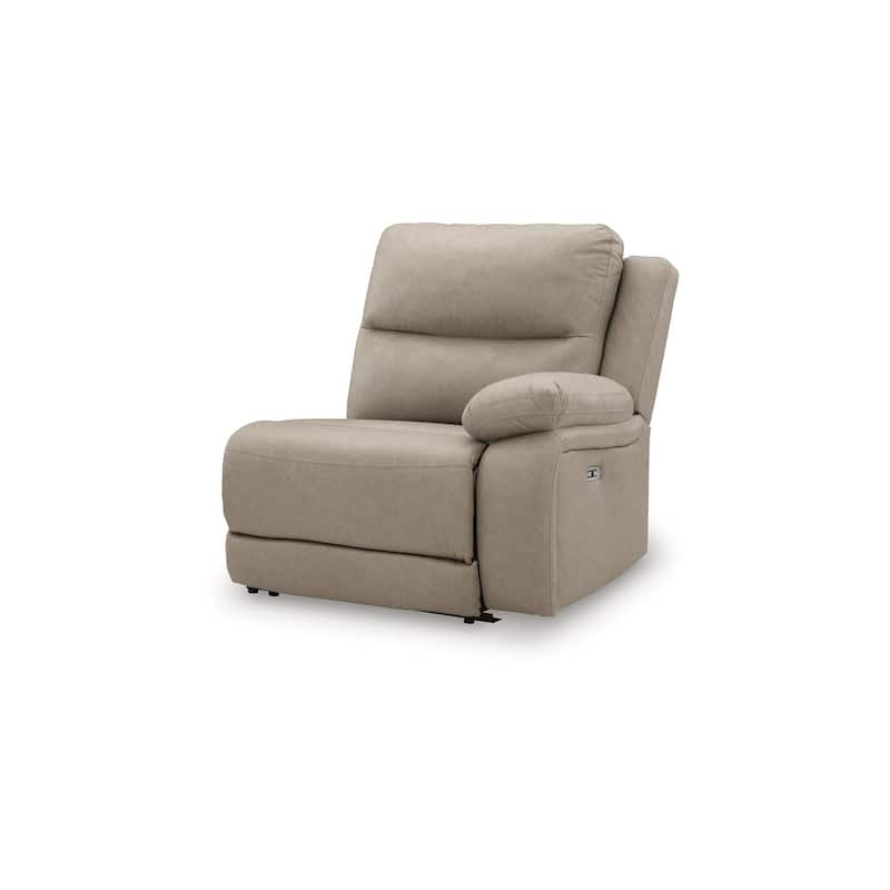 Signature Design by Ashley Brannigan Gray 3-Piece Power Reclining Sectional - 93" W x 41" D x 42" H