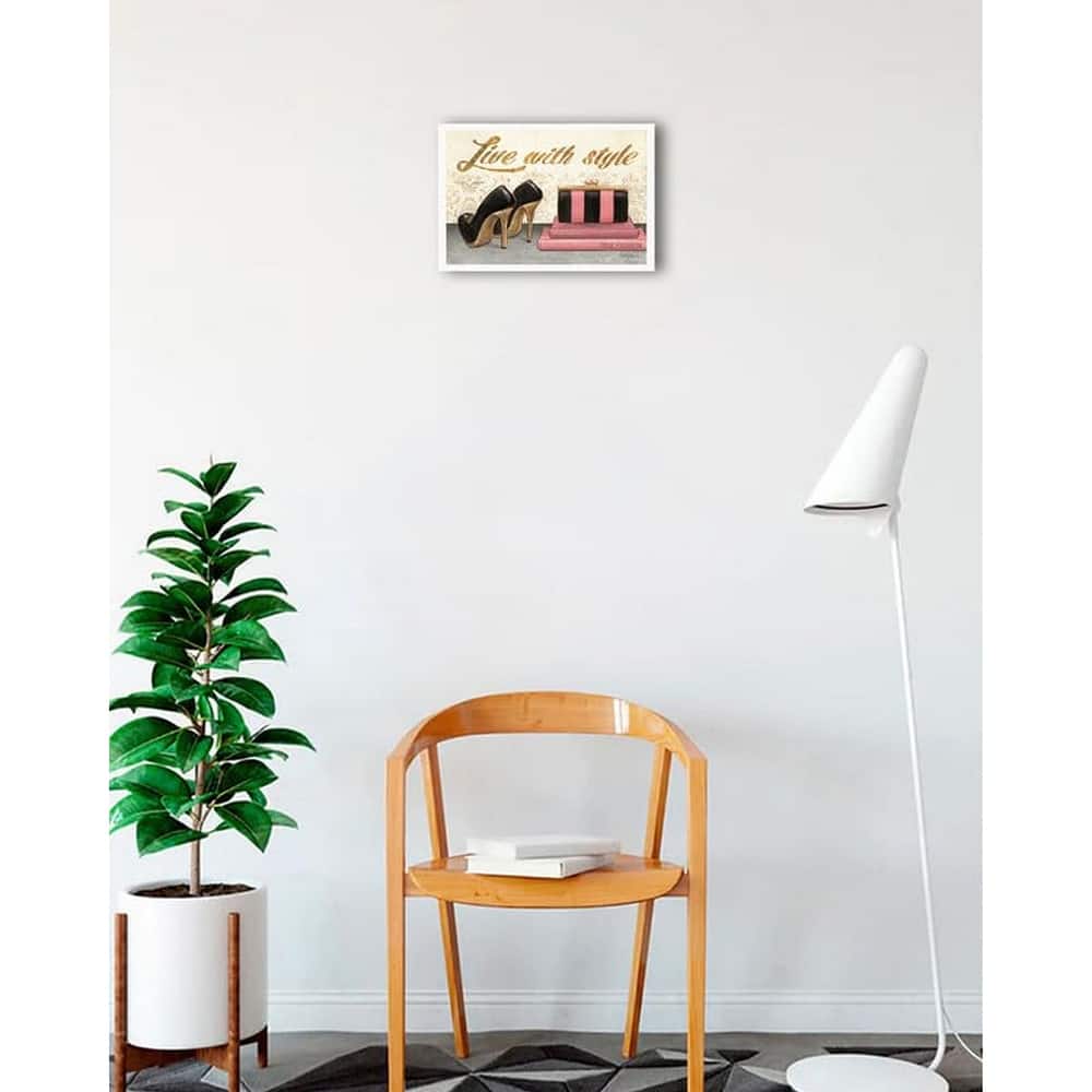 Shoe Fetish Live With Style Framed Poster