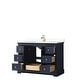 preview thumbnail 3 of 58, Avery 48 Inch Single Vanity, Cultured Marble Top