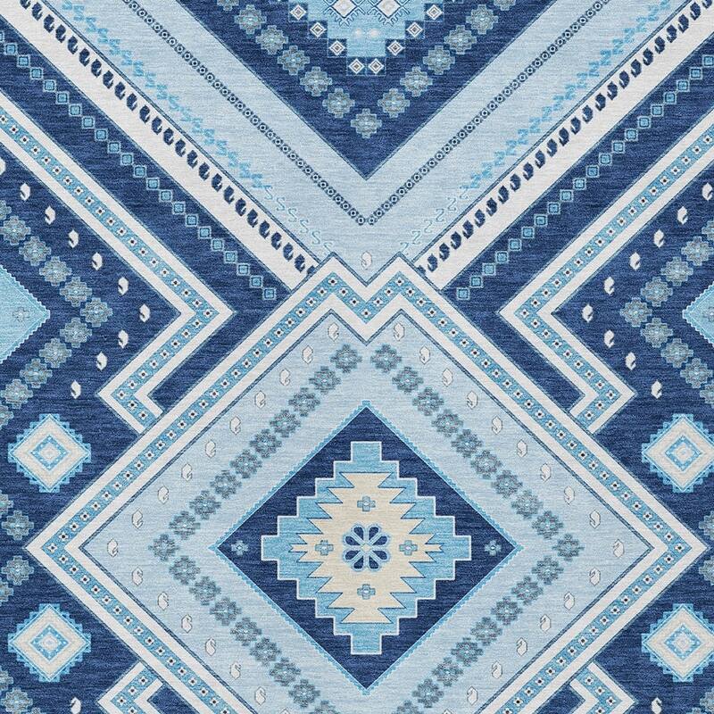 HomeRoots Tribal Transitional Rectangle Outdoor Rug