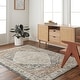 preview thumbnail 1 of 2, Beckham Traditional Medallion Area Rug Cream/Gray - 10' x 13' 11"