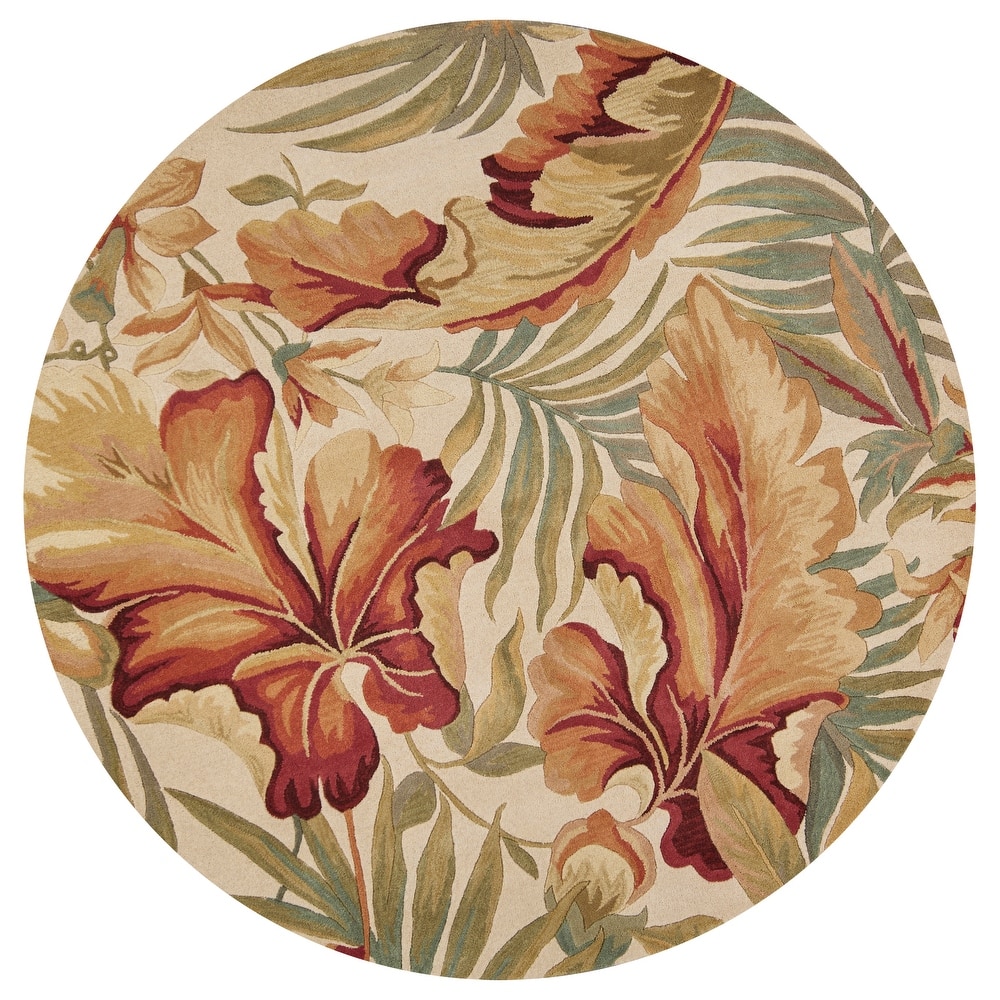 Copper Grove Hand-tufted Wool Floral Area Rug