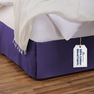 Wamsutta 400-Thread-Count 15" Drop Split Corners Queen BedSkirt Canvas 60"X80" 