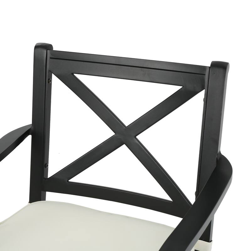 2PC Aluminum Outdoor Dining Chair