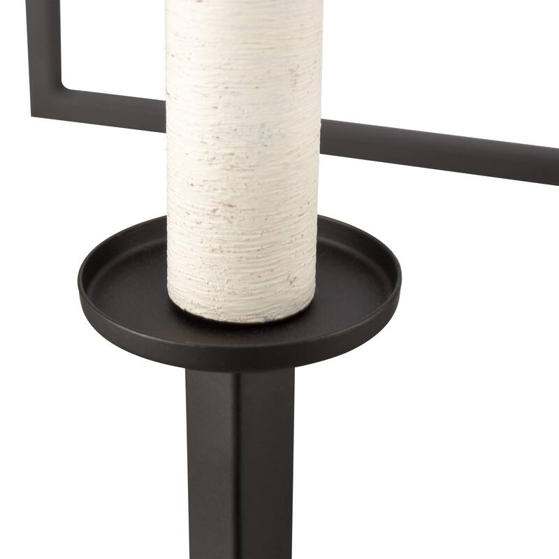 Elk Home Dunne Multi Finishes Metal 6 Light Chandelier