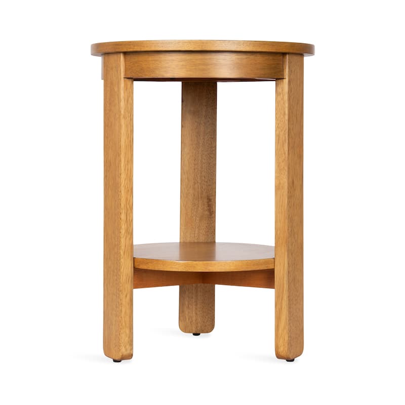 Kate and Laurel Foxford Round Wood Side Table