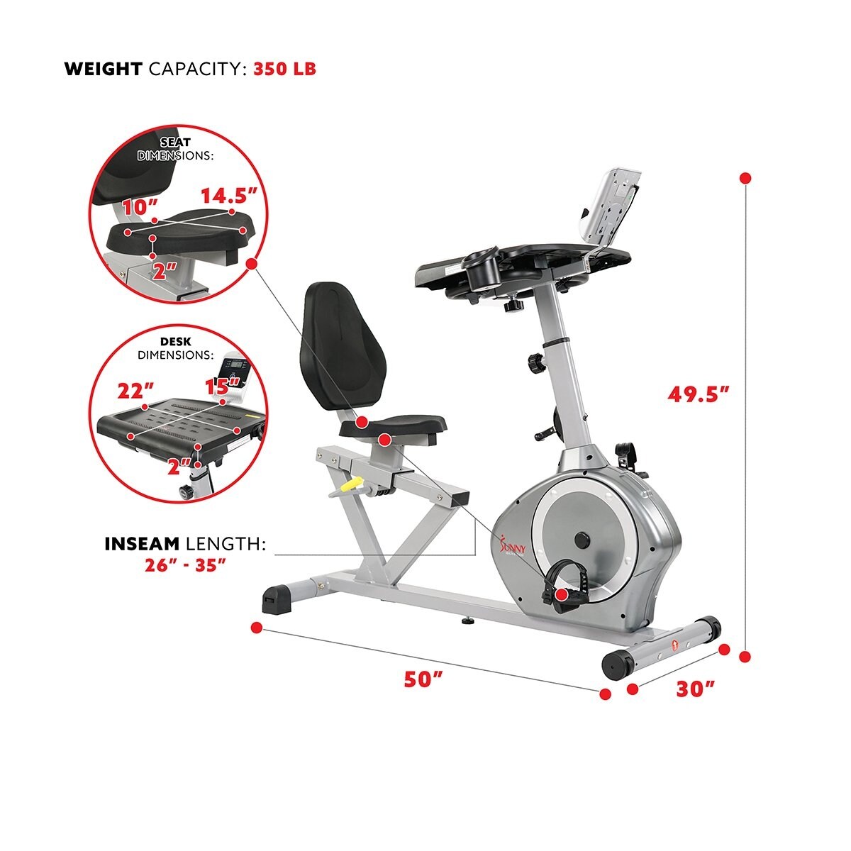 Magnetic resistance recumbent exercise bike outlet