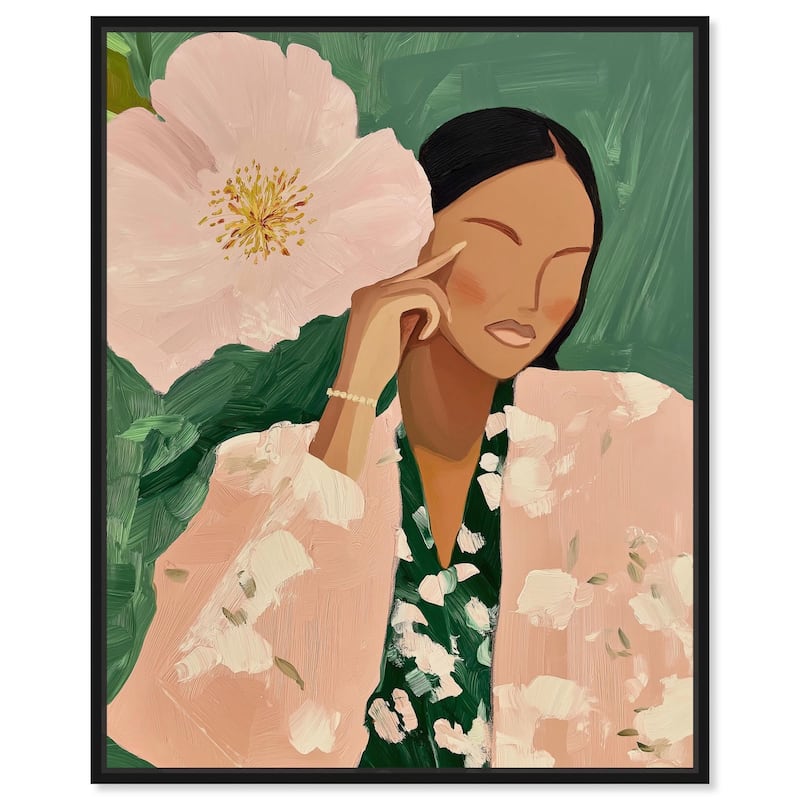 Livia II Canvas by Art Remedy - Black - 36" x 45"