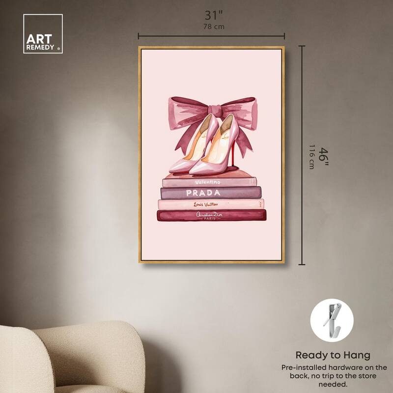 Stack of Fashion Canvas by Art Remedy