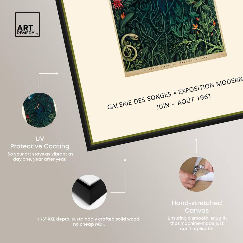 Rousseau's Jungle Dream Canvas by Art Remedy