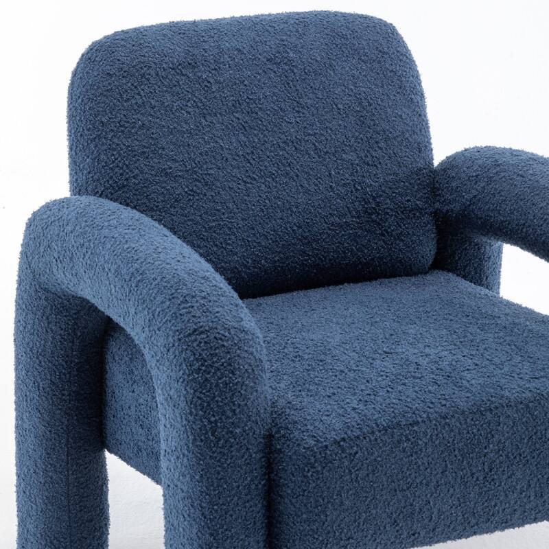SEYNAR Modern Unique Design Upholstered Accent Chair for Living Room