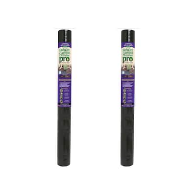 DeWitt Weed Barrier Pro Landscape Fabric (3 Ounces), 4' x 300' Refill (2 Pack) - 24.3