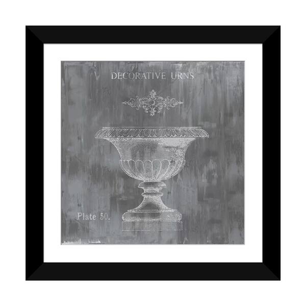 slide 2 of 20, iCanvas "Urns & Ornaments I" by Oliver Jeffries Black - 24x24x1