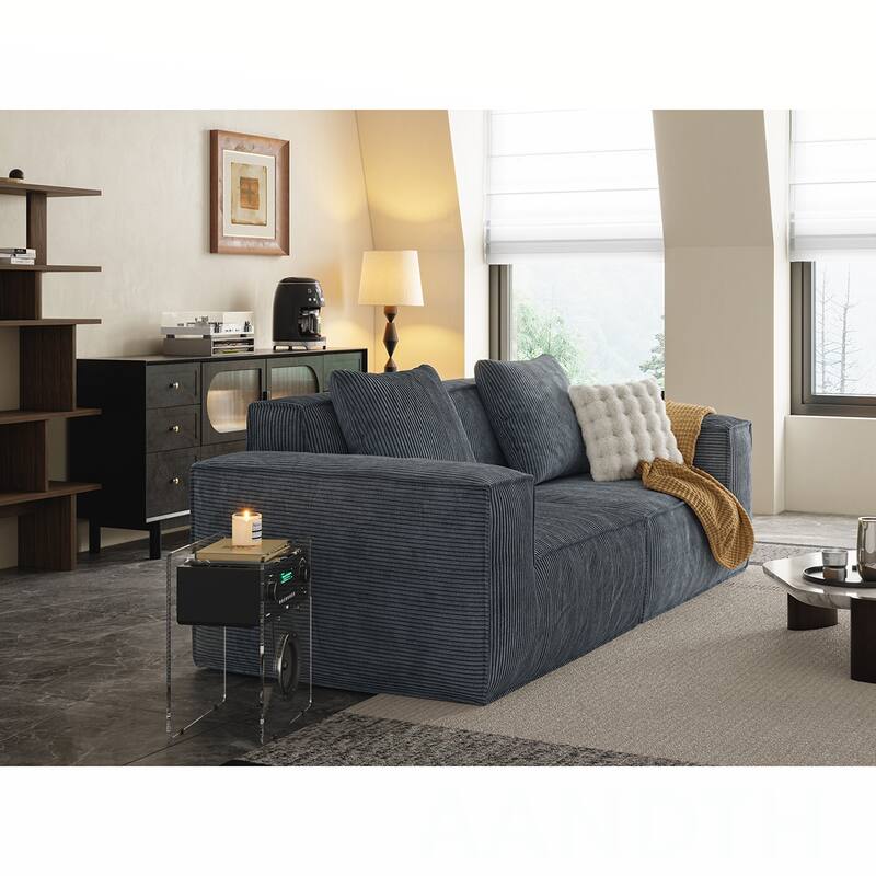 Chenille Foam Sectional Sofa