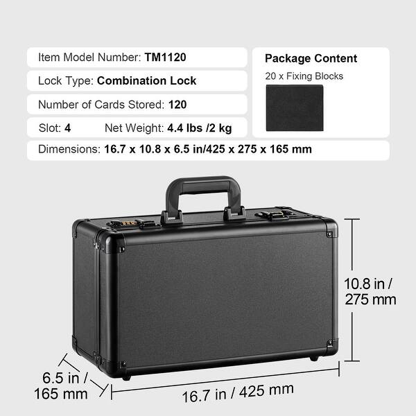 Graded Card Storage Box with Coded Lock Foam Dividers - On Sale - Bed Bath  & Beyond - 42891117